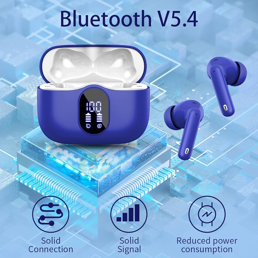 Amazon.com: Wireless Earbuds Bluetooth 5.3 Headphones Bass